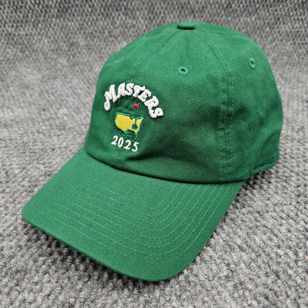 Masters 2025 American Needle Green Strapback Dad Hat Ball Cap Golf Tournament